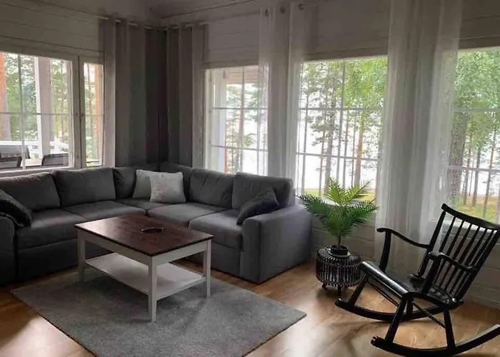 Elegant On The Shore Of Saimaa Villa *