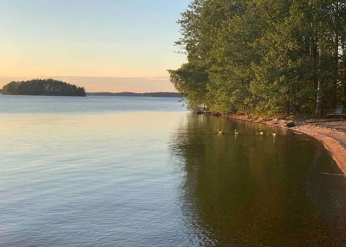 Elegant On The Shore Of Saimaa Villa Villmanstrand