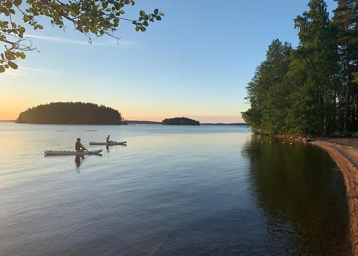 Elegant On The Shore Of Saimaa Villa Villmanstrand